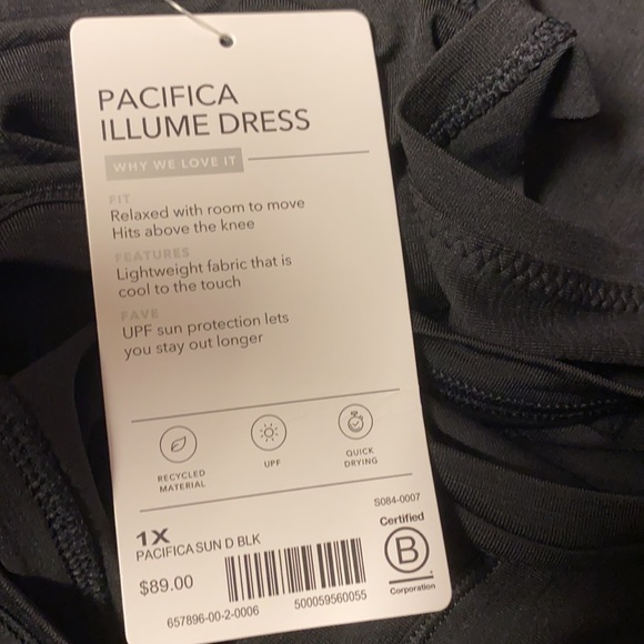 Athleta Pacifica Illume Dress // Black #657896 - Picture 5 of 12